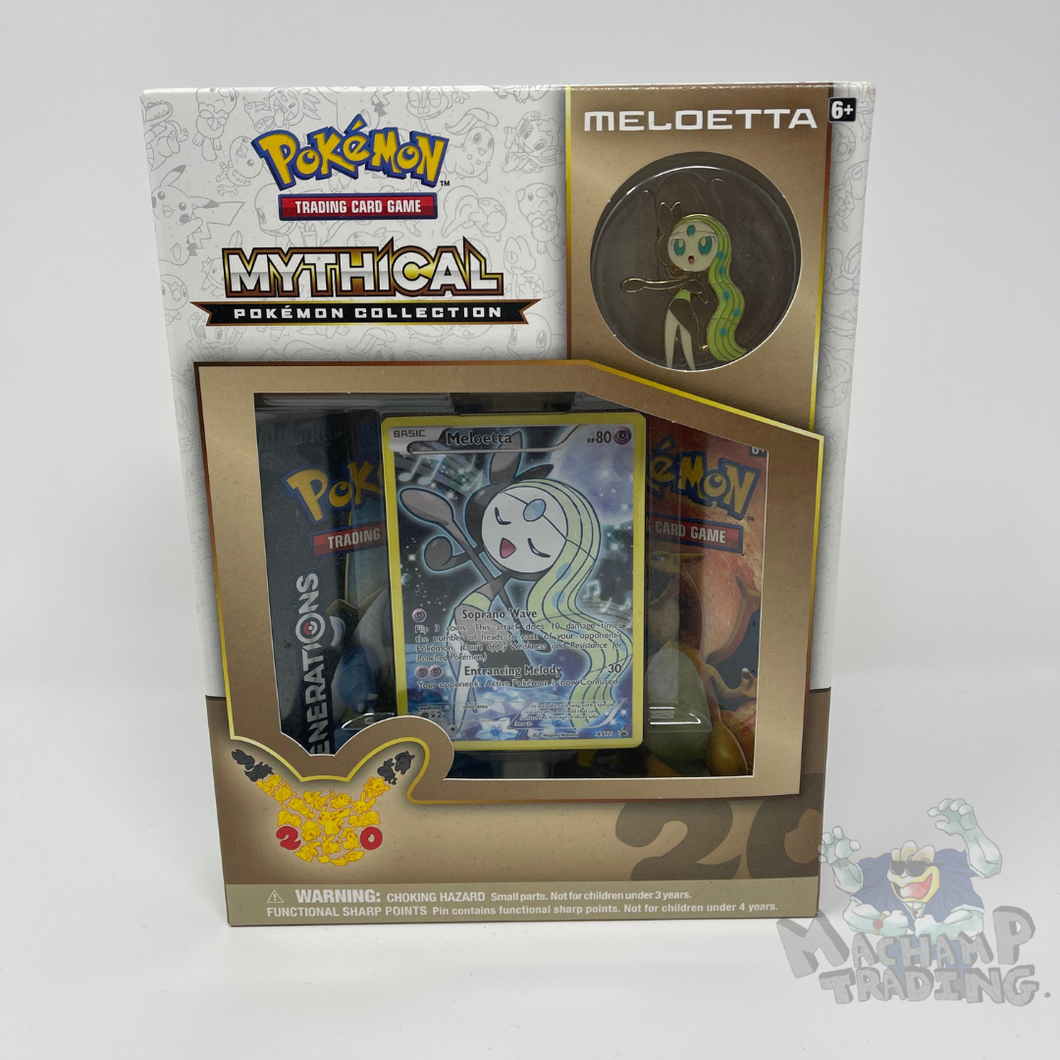 2016 Pokemon Generations - Meloetta - Mythical Collection Box